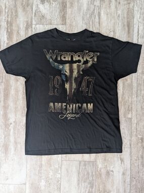 Wrangler Men's Black 'American Legend' Graphic Tee